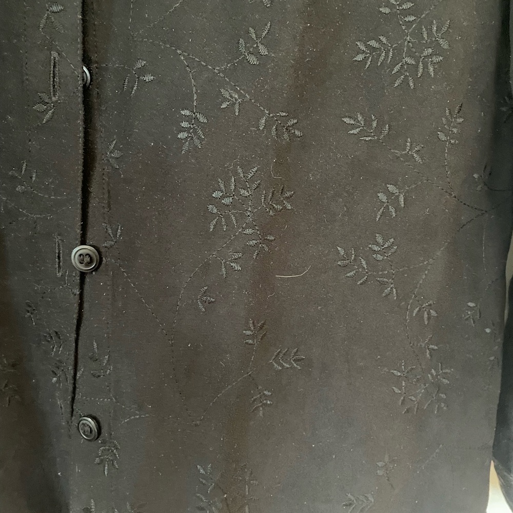 Black button down. - Picture 2 of 3